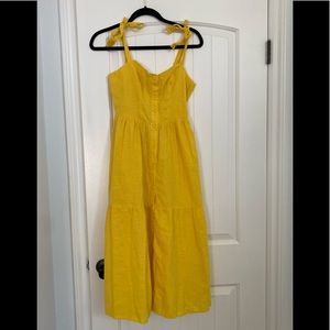 Urban Outfitters tie-shoulder midi dress.